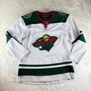 Minnesota Wild Jersey Adidas Climalite Men's 50 Locker Access NHL Hockey